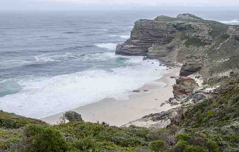 58 - Sudafrica - parque nacional Table Mountain - paisaje camino del cabo Buena Esperanza
